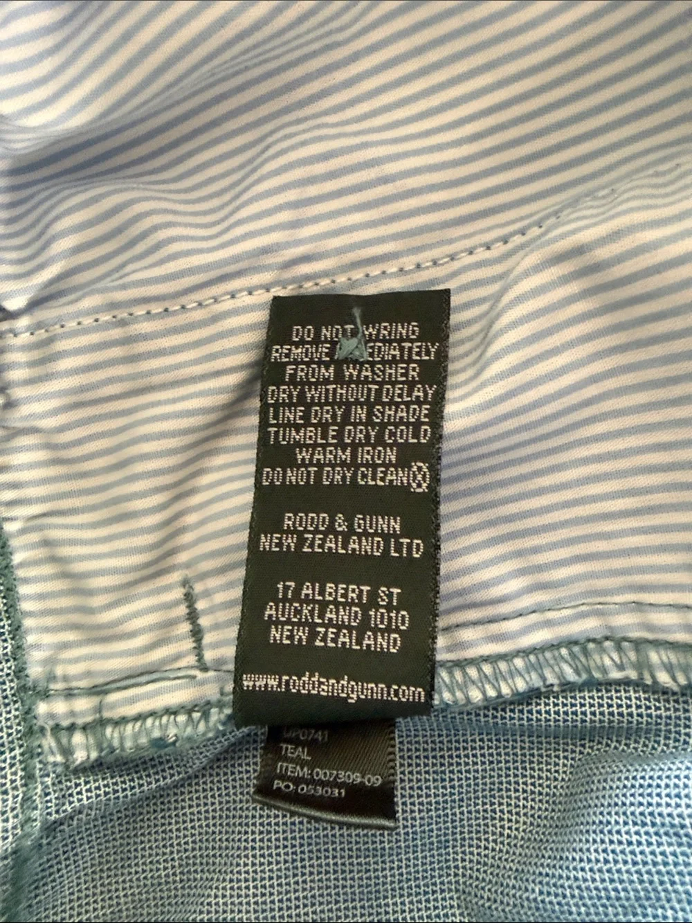 RODD& GUNN Light Blue Men's Swim Trunks